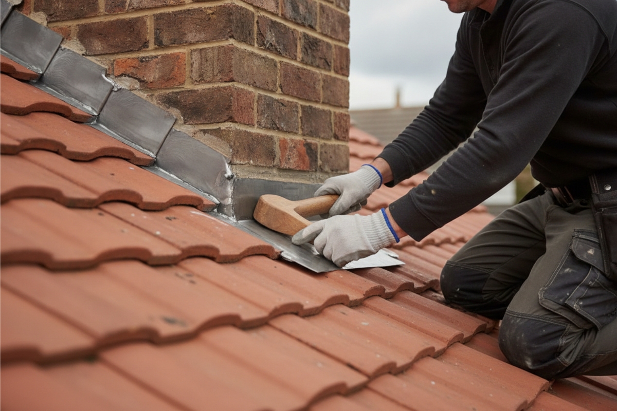 chimney flashing and repointing